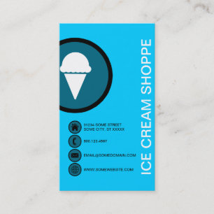 ICE CREAM-bubblor Visitkort