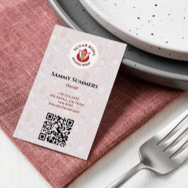 Ice Cream Business | Mjuka desertblommor Visitkort