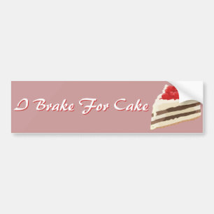 Ice Cream Cake Bumper Sticker Bildekal
