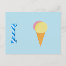 Ice Cream Card Vykort