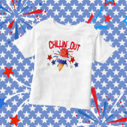 Ice Cream Chillin'ut 4:e juli T Shirt