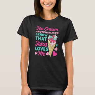 Ice Cream Christian Jesus Cone Ice Cream other R T Shirt