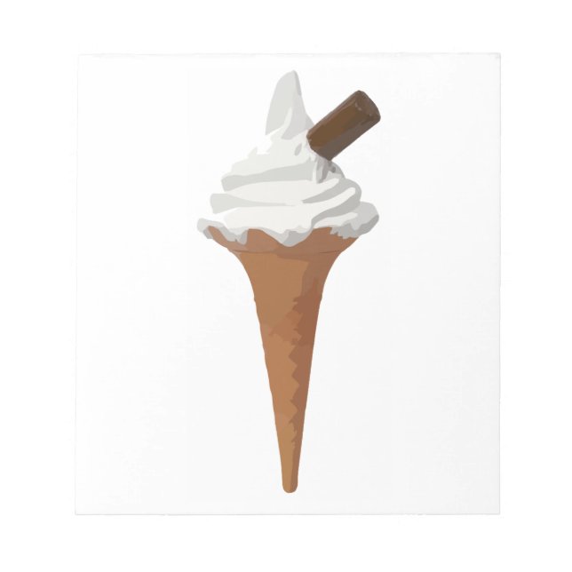 Ice Cream Cone Anteckningsblock (Framsida)
