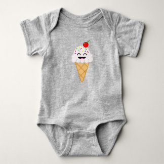 Ice Cream Cone Baby One-Biet T Shirt