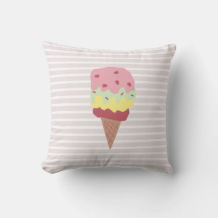 Ice Cream Cone Dekorativ kudde