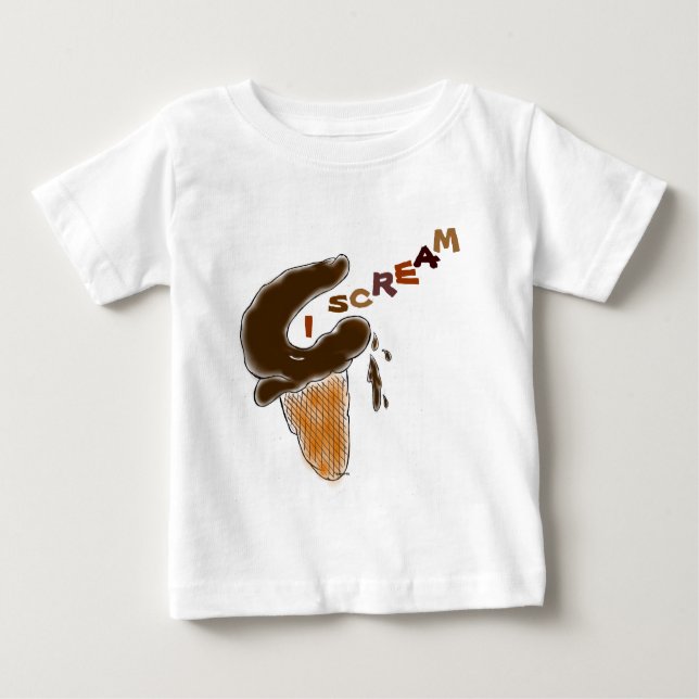 Ice Cream Cone Humous Shirt T Shirt (Framsida)
