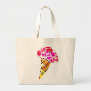 Ice Cream Cone Jumbo Tygkasse