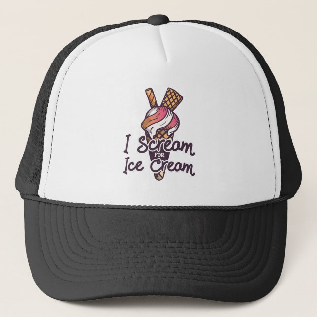 Ice Cream Cone Keps (Framsida)