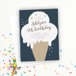 Ice Cream Cone Kids Blue Födelsedagsfest Inbjudningar<br><div class="desc">Ice Cream Cone Kids Blue Födelsedagsfest inbjudan har en enkel hand plockade glass och regnbågssprinkler. Bakgrunden färg och all text är redigerbar så att du kan ändra teckensnitt,  färg,  placering och text så att inbjudan stämmer överens med dina behov. Klicka på knappen Redigera om du vill anpassa designen.</div>