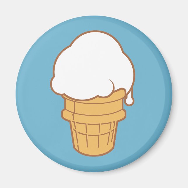 Ice Cream Cone Magnet (Framsidan)