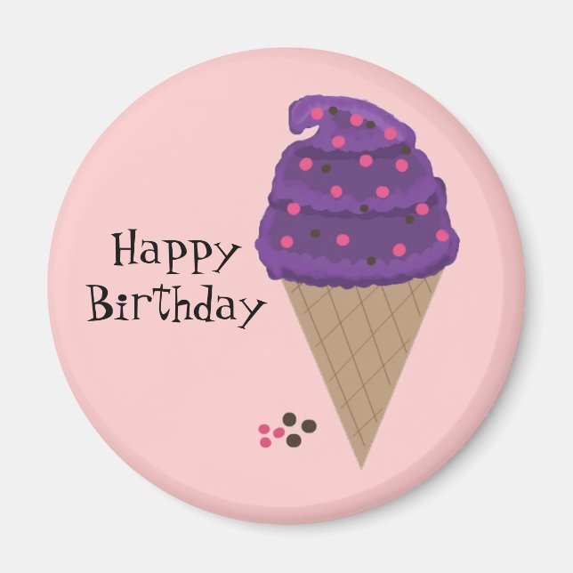 Ice Cream Cone Magnet (Framsidan)