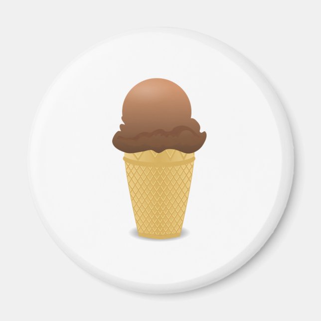 Ice Cream Cone Magnet (Framsidan)