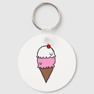 Ice Cream Cone Nyckelring