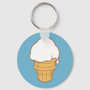 Ice Cream Cone Nyckelring