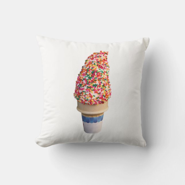 Ice Cream Cone Pillow Kudde (Framsida)