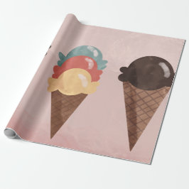 Ice Cream Cone Presentpapper