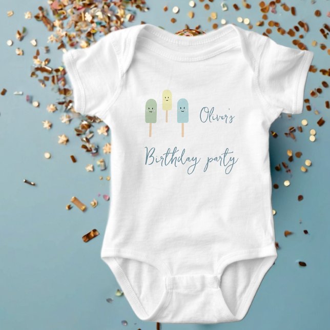 Ice Cream Cone Scoop Confetti Barns födelsedag T Shirt (Skapare uppladdad)