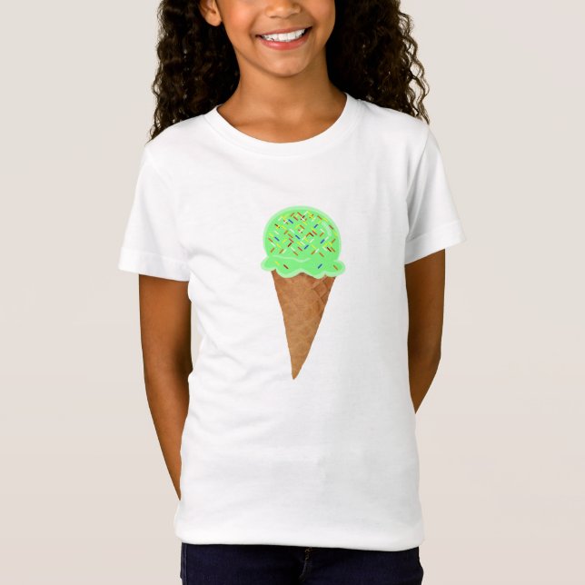 Ice Cream Cone Shirt T-shirt (Framsida)