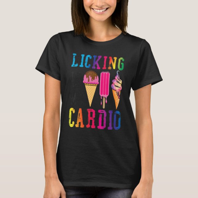 Ice Cream Cone Slickar min Cardio T Shirt (Framsida)