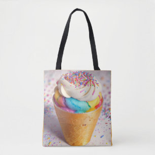Ice Cream Cone Sprinkles Tygkasse