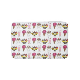 Ice Cream Cone Sundae Shake Banana Split Badrumsmatta