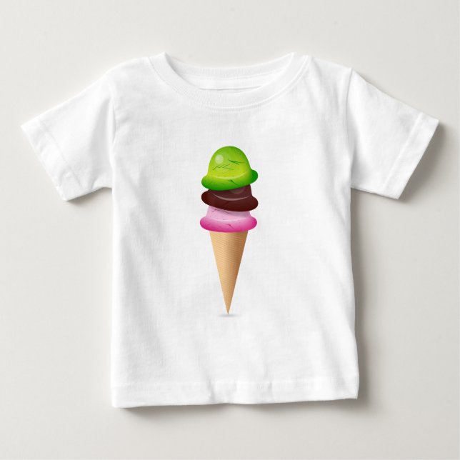 Ice Cream Cone T Shirt (Framsida)