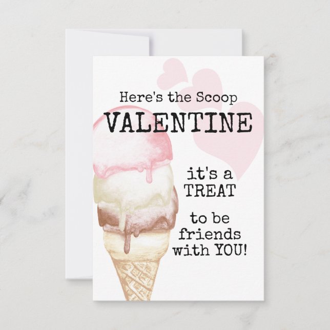 Ice Cream Cone Valentine (Framsida)