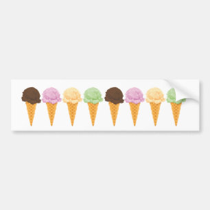 Ice Cream Cones Bildekal