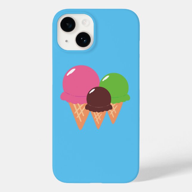 Ice Cream Cones iphone case (Baksida)