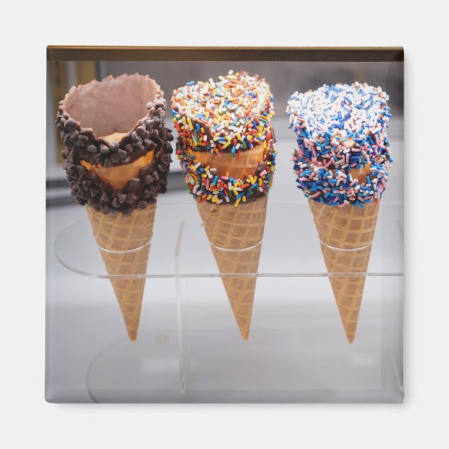 Ice Cream Cones Magnet (Framsidan)