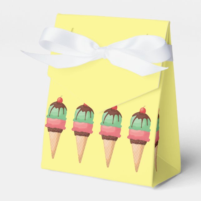 Ice Cream Cones Presentaskar (Framsidan Sidan)