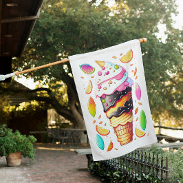 Ice Cream Cones Sorbet Summertime Roligt House
