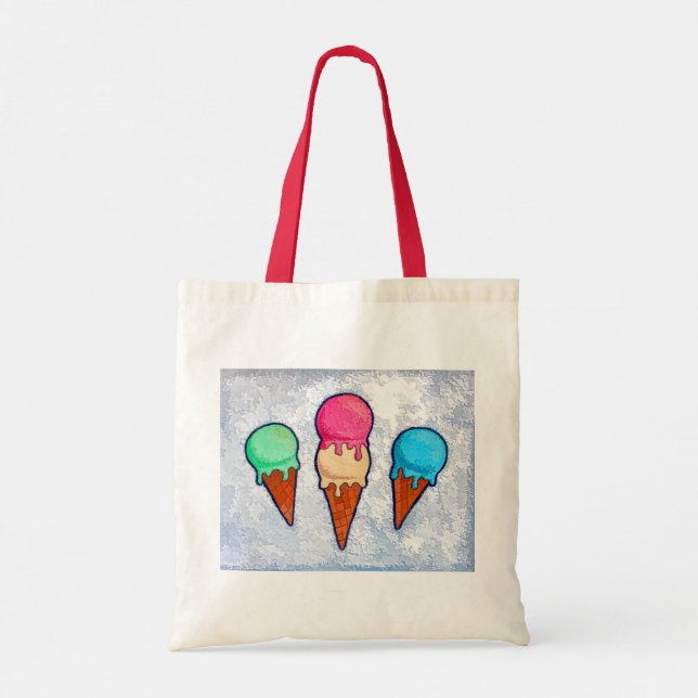 Ice Cream Cones Tygkasse (Baksida)