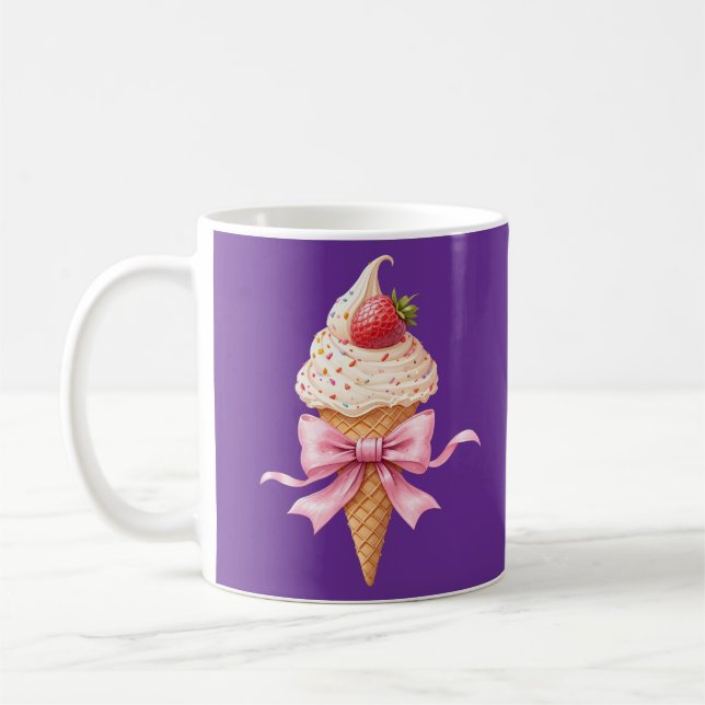 Ice Cream Coquette Bow Kaffemugg (Vänster)