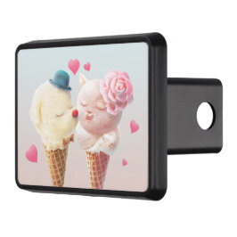 Ice Cream Couple - Kärlek vid första Slicka Dragkroksskydd