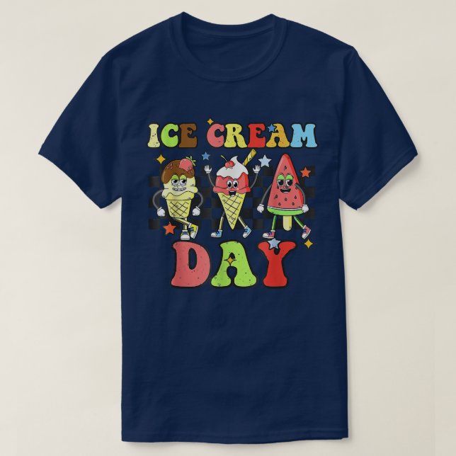 Ice Cream Day Shirt Summer Party National Ice Crea T (Design framsida)