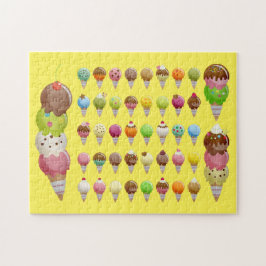 Ice Cream Delight Yummy Sweets Pussel