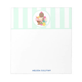 Ice Cream Desserts Neopolitan Flavors Anteckningsblock