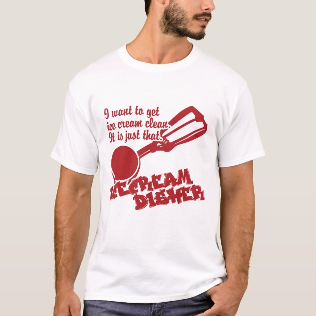 Ice cream dish t shirt (Framsida)