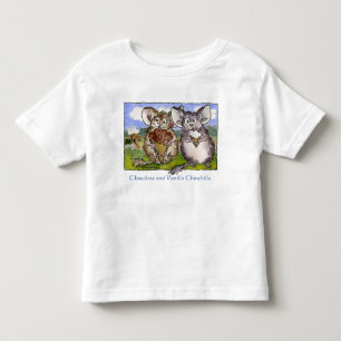 Ice Cream eller Gelato? Chinchillas Småbarn T-Shir T-shirt