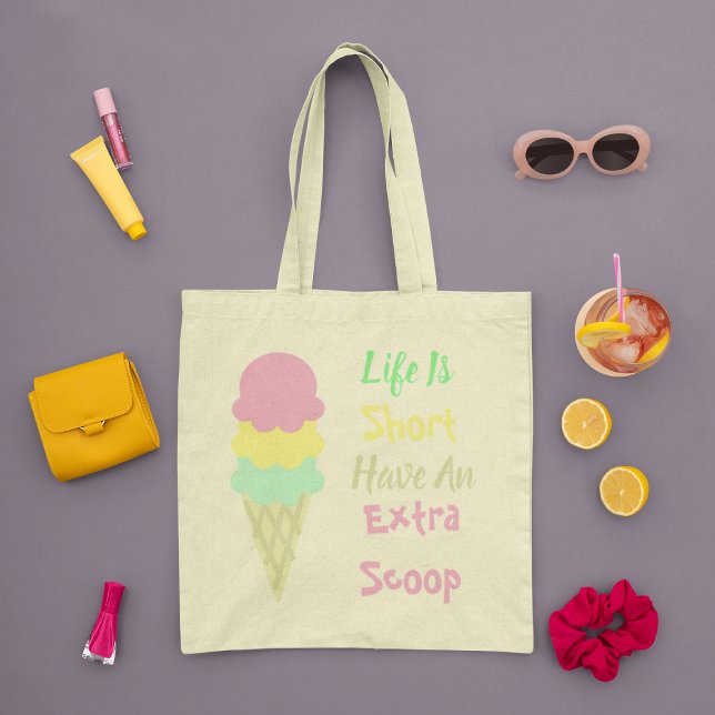 Ice Cream Extra Scoop Tygkasse (Skapare uppladdad)