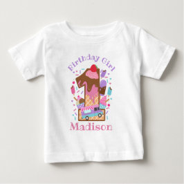 Ice Cream First Birthday shirt popcicles T