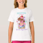 Ice Cream First Birthday shirt Sister Birthday T Shirt<br><div class="desc">Firar födelsedag med denna speciella t-shirt,  speciell och personlig design</div>