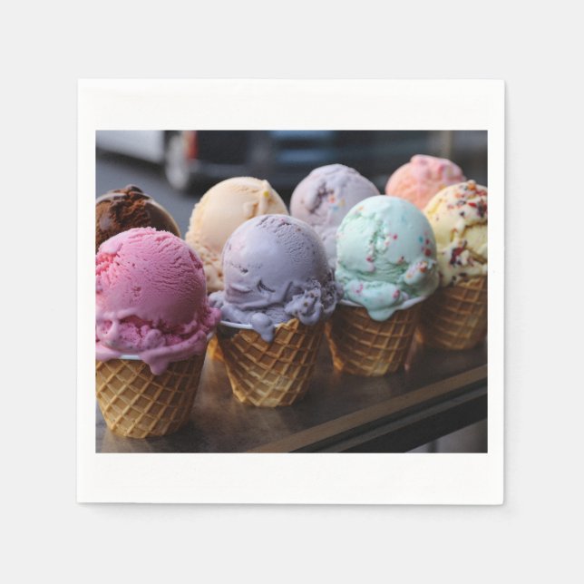 Ice Cream Flight Pappersservett (Framsidan)