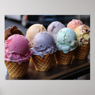 Ice Cream Flight Poster