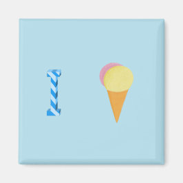Ice Cream Fridge Magnet