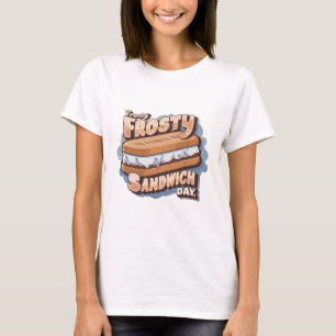 Ice Cream Frosty Sandwich-dagen T Shirt