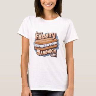 Ice Cream Frosty Sandwich-dagen T Shirt