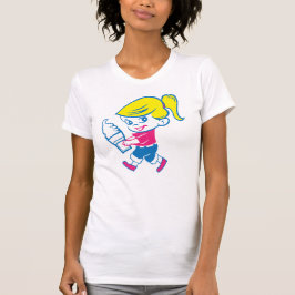Ice Cream Girl - Basic White Tee