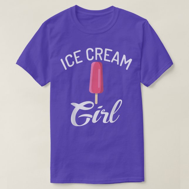 Ice Cream Girl  T Shirt (Design framsida)